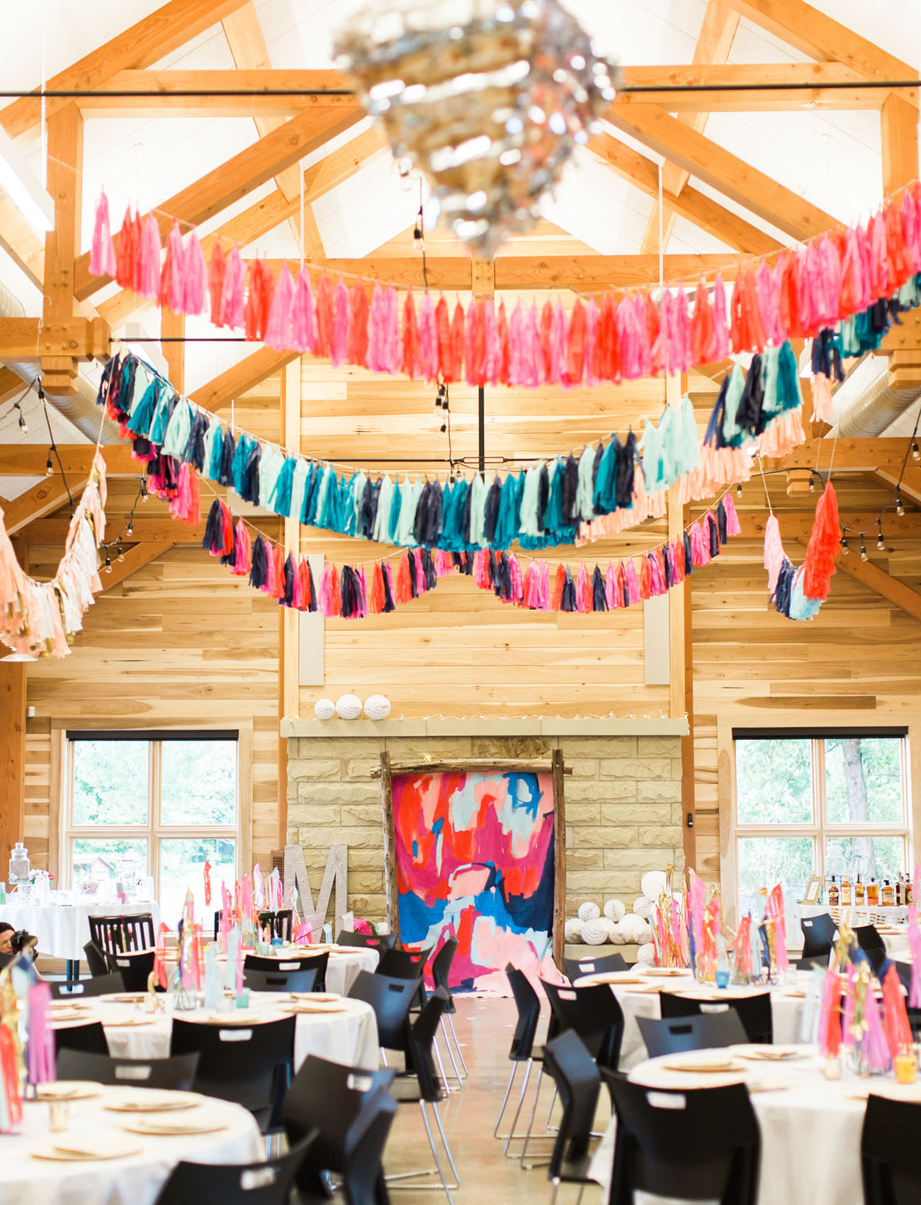 beautiful colorful wedding decor
