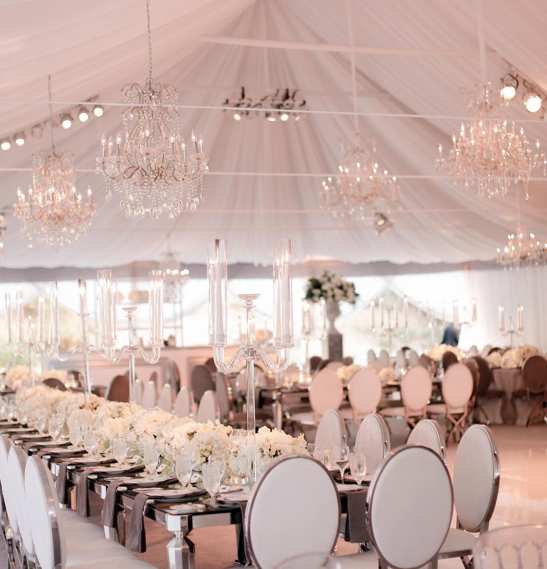 outstanding white wedding concept