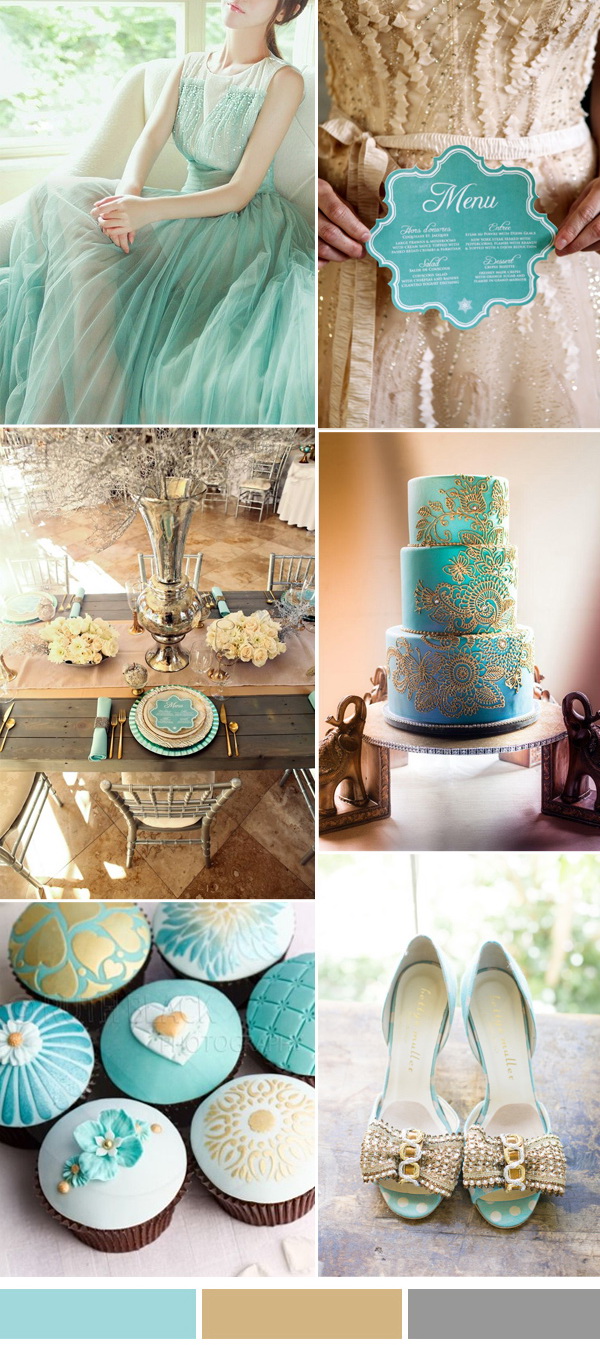 island-paradise-aqua-and-gold-wedding-color-inspriation-ideas