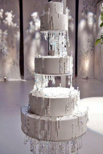 winter layer wedding cake