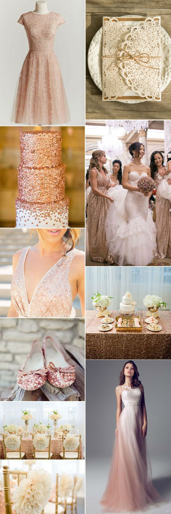 eye-catching-glitter-gold spring wedding-ideas