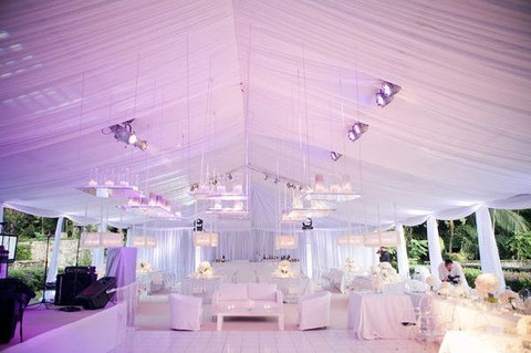 charming wedding tent