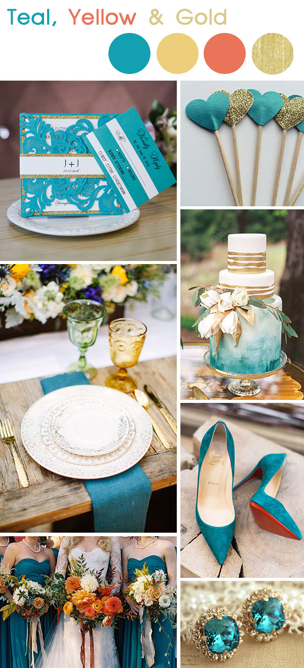 teal-and-gold-fall-and-autumn-wedding-color-inspiration