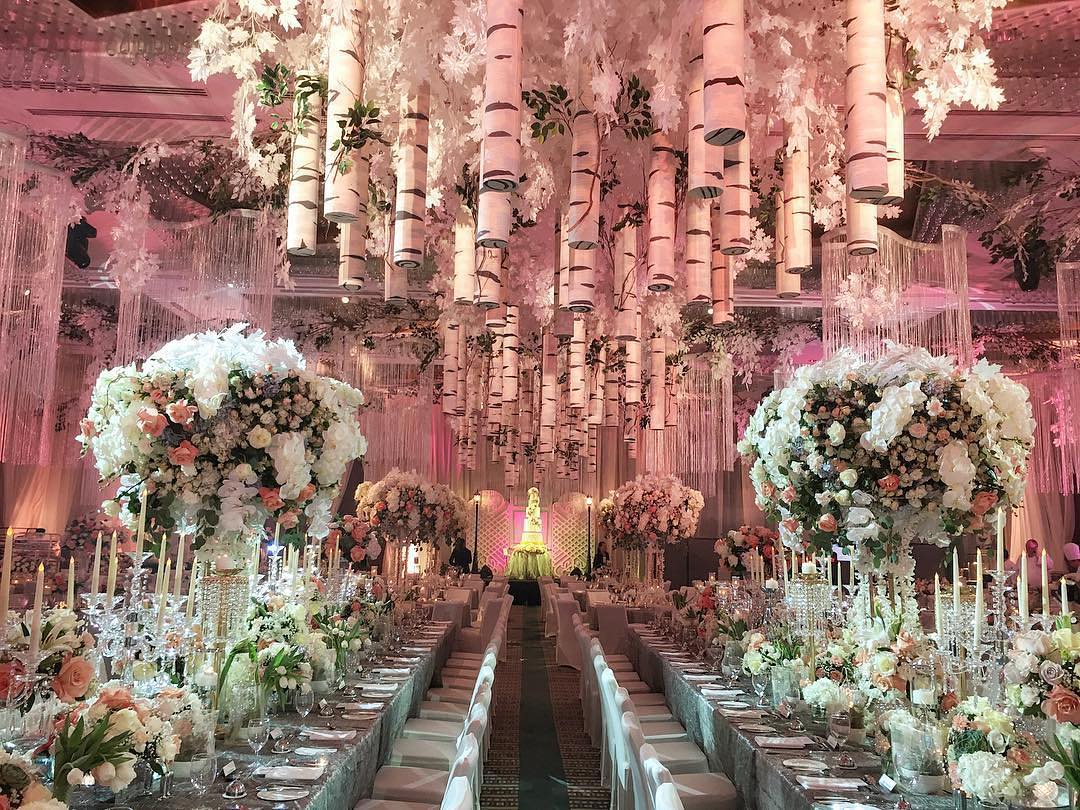 gorgeous pink wedding decor ideas