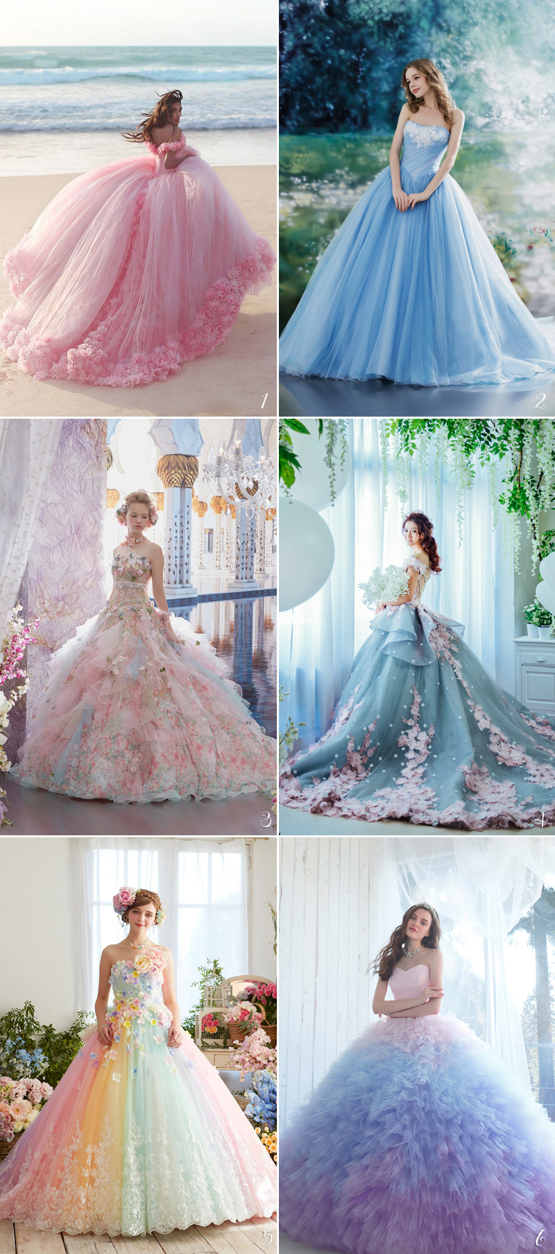 fairy tale style princess gown