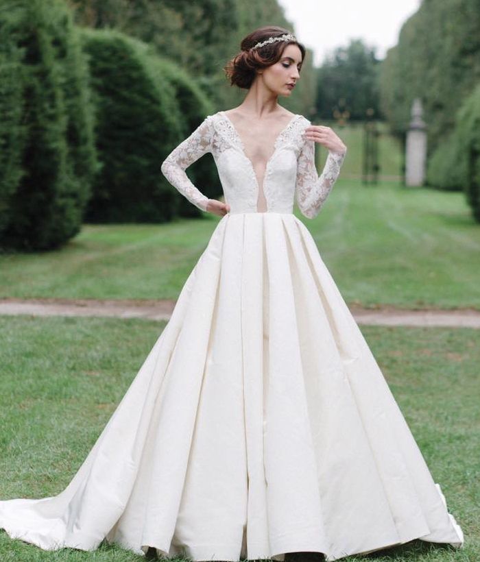 sexy elegant wedding dress
