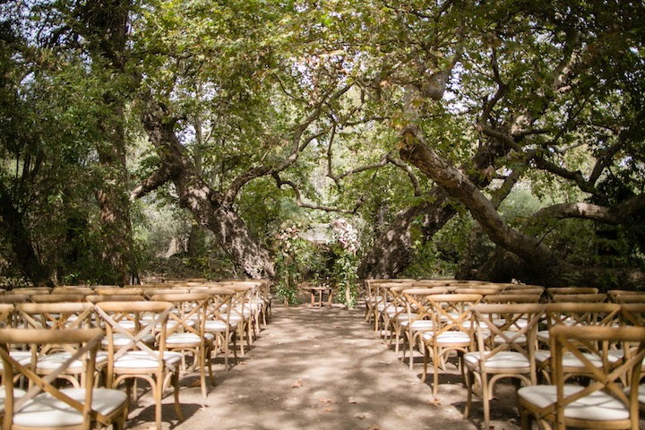 outdoor wedding ceremony