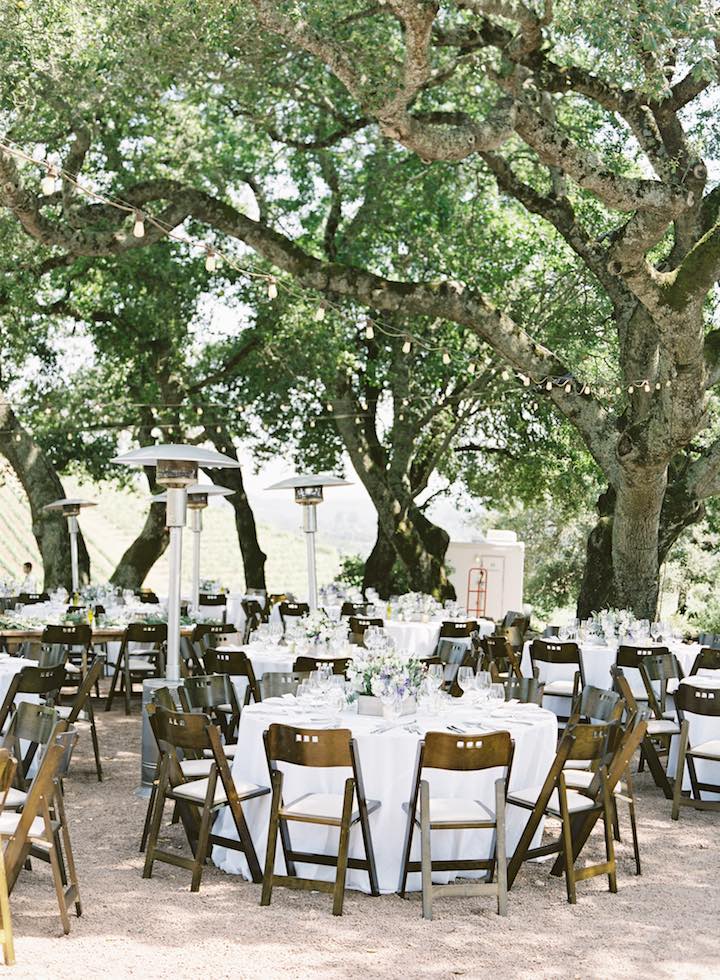 simple rustic wedding table