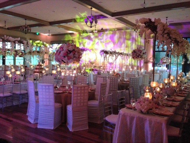 beautiful pink wedding design