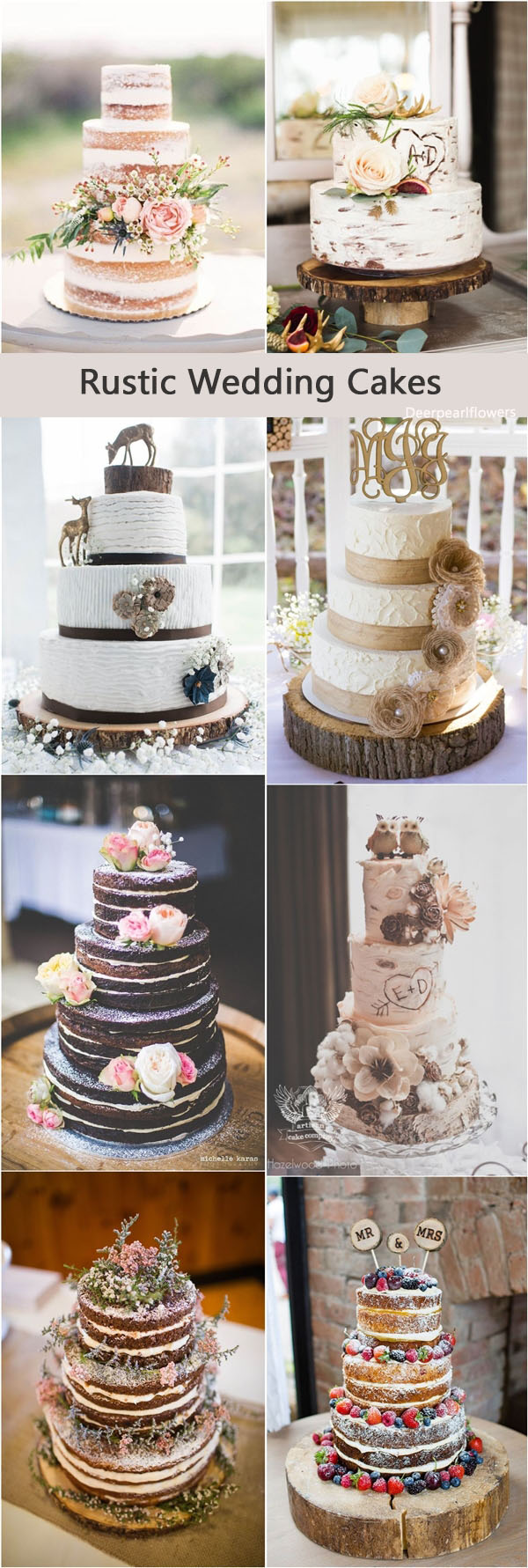 rustic wedding cakes