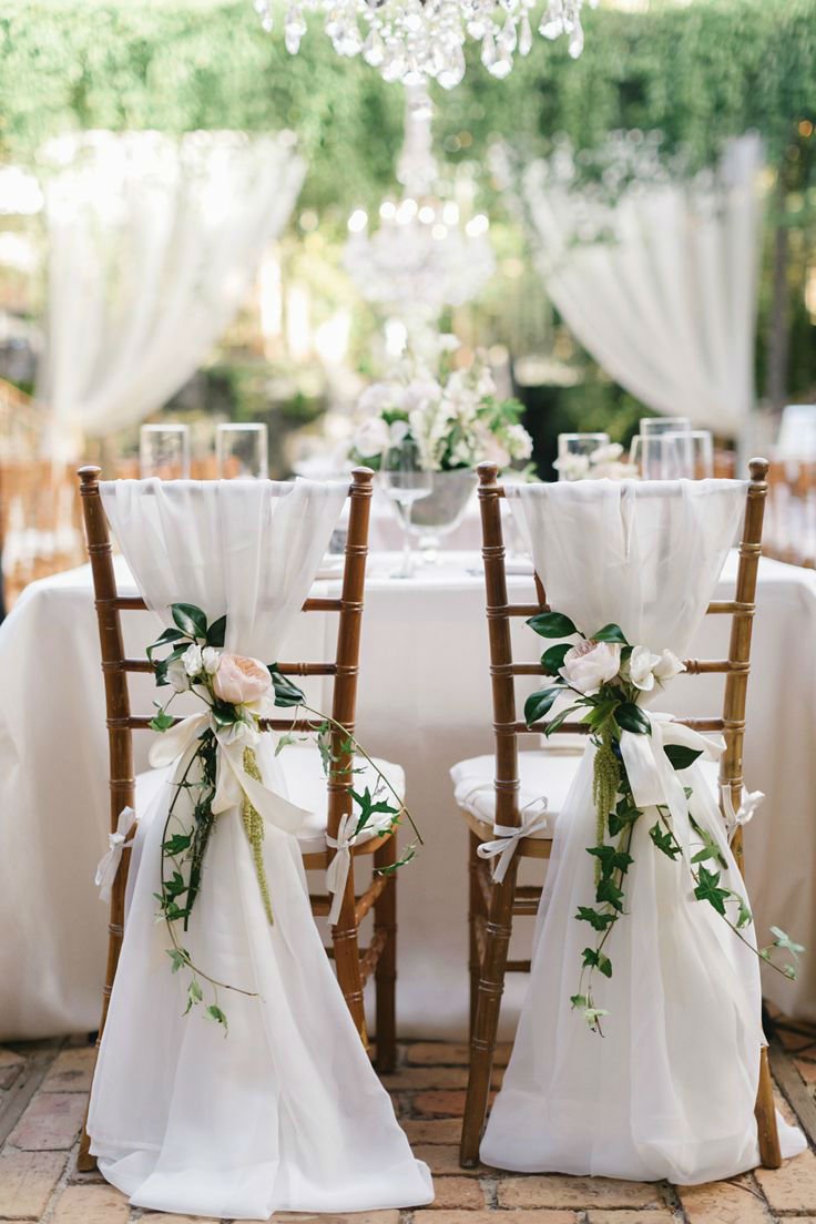 white chair decoration