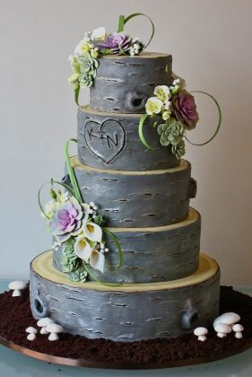 Variety of Top Wedding Cakes With Rustic and Awesome Design