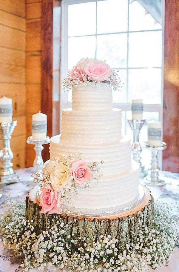 vintage wedding cake