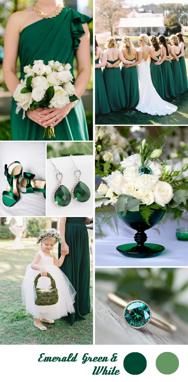 emerald-and-white-spring-and-summer-wedding-ideas
