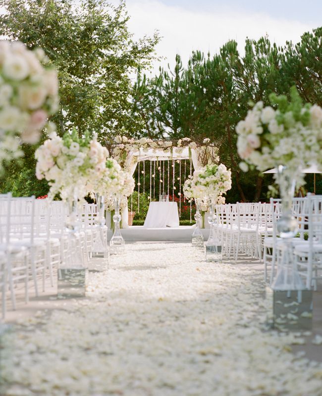 white wedding decor ideas