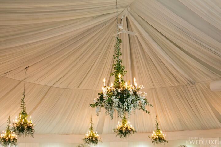 perfect white wedding chandeliers