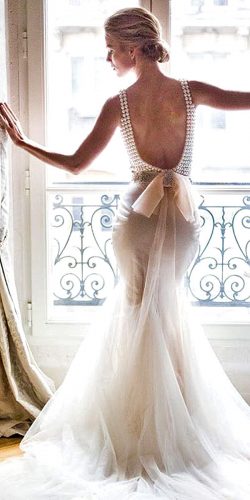 glamor mermaid wedding dress