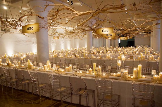 luxury white wedding concept