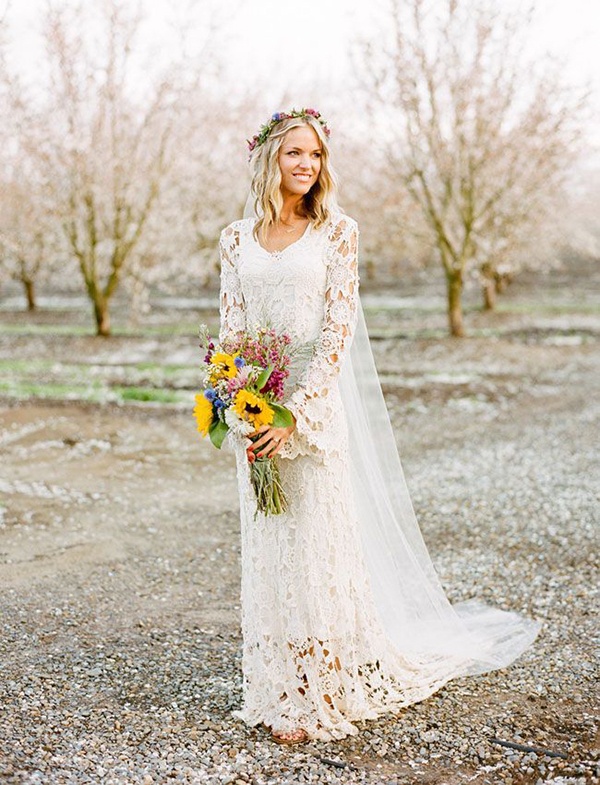 simple chic wedding dress