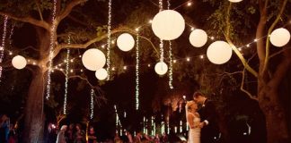 Night Wedding Summer Decorations With Amazing and Perfect Lighting Design night summer wedding decoration