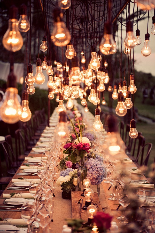 amazing wedding lighting decor