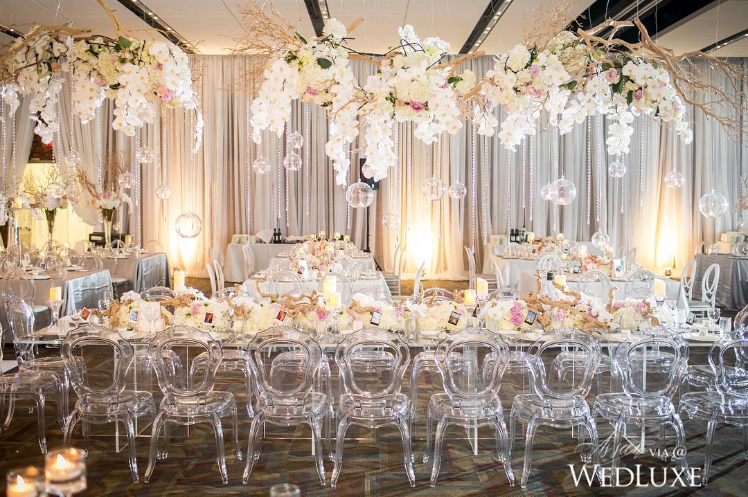 chic beautiful wedding decoration