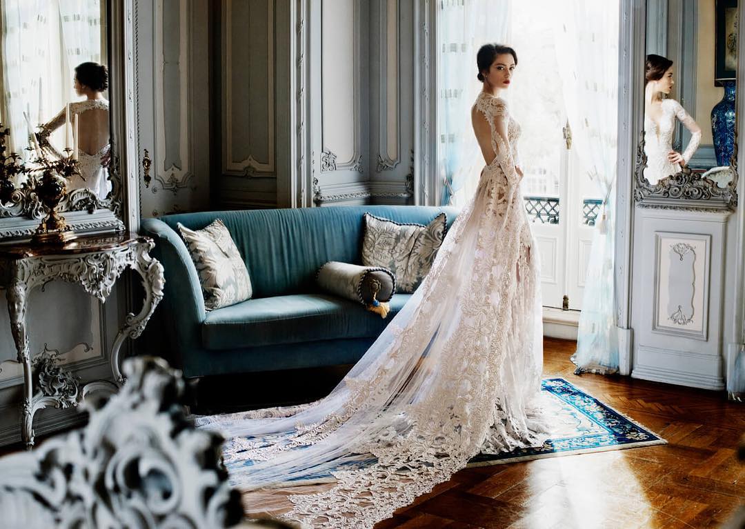 glamorous wedding dress