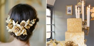 Trendy Gold Wedding Color Combos Brimming an Elegant and Luxurious Outlook gold wedding color