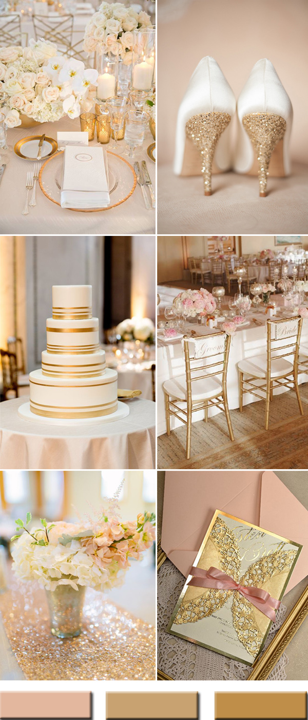 elegant-peach-and-gold-wedding-color-ideas