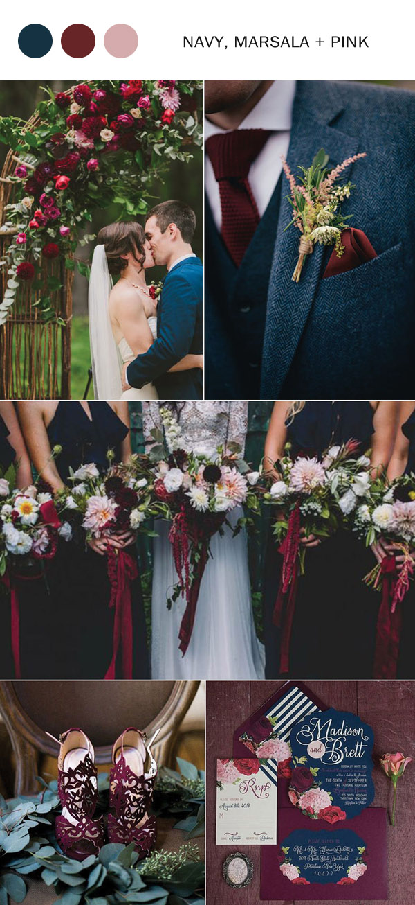 Fall Wedding Colors Ideas Weddingzh