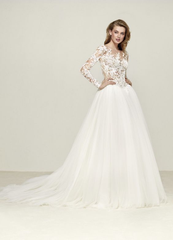 waist ballgown wedding dress