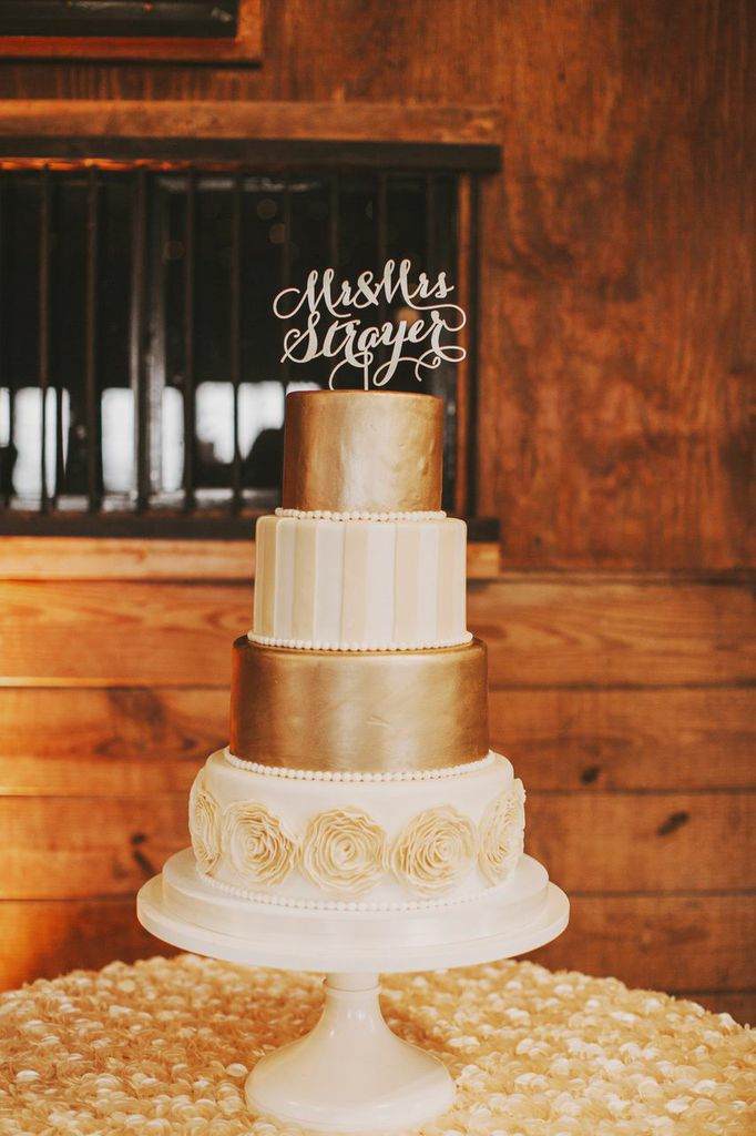 vintage wedding cake design