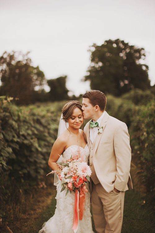 vintage couple wedding