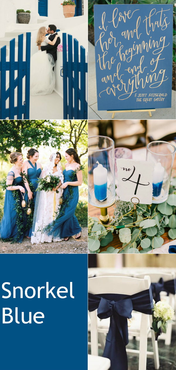 blue wedding concept design