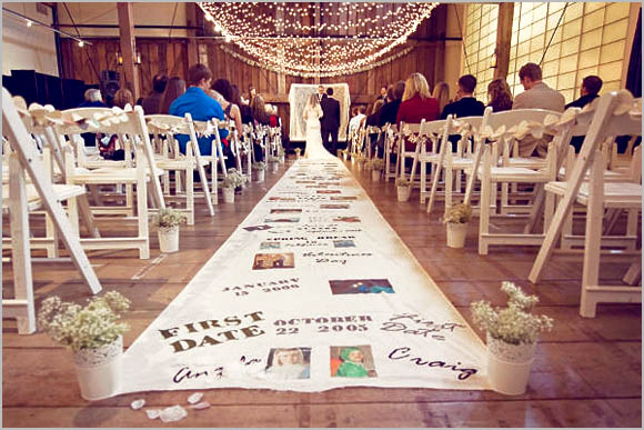 chic aisle wedding inspiration 