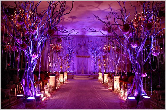 gorgeous aisle wedding decor