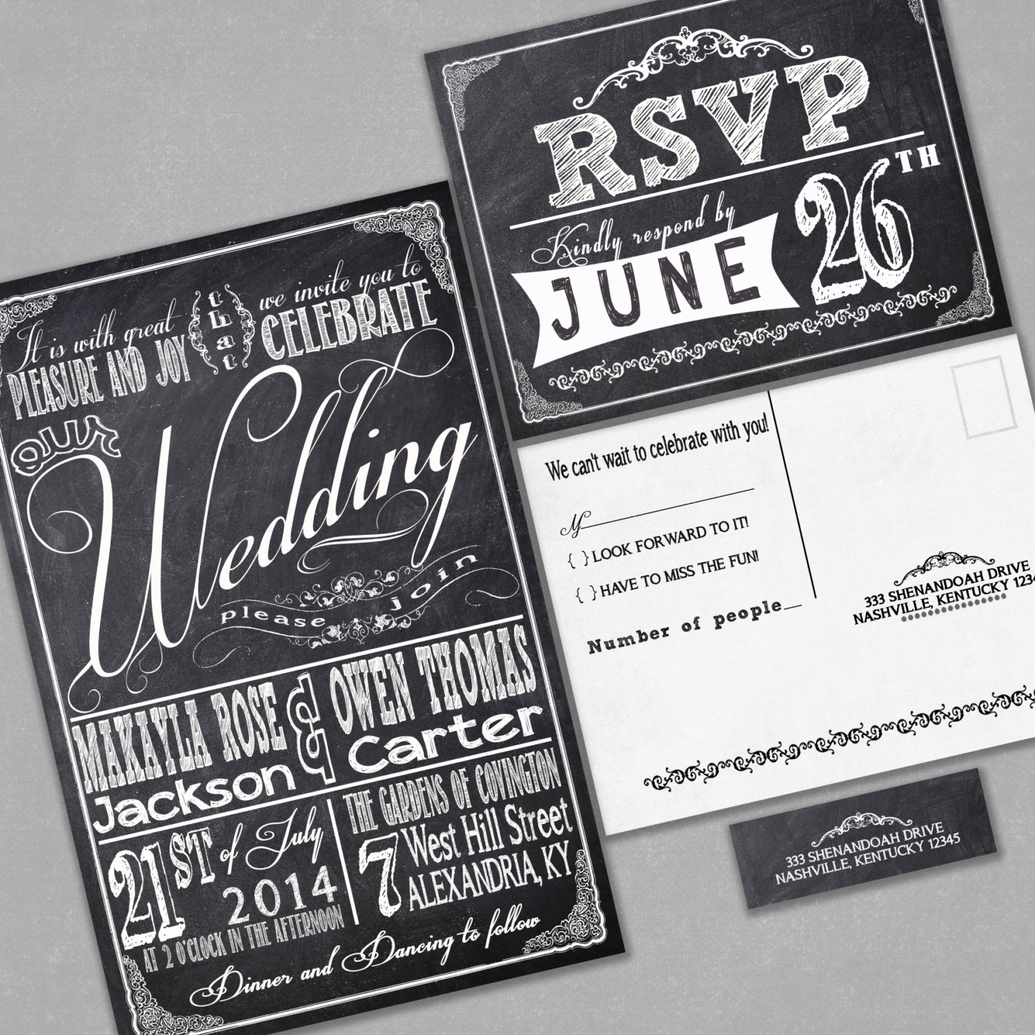 Black And White Wedding Invitation Ideas Burge Bjgmc Tb Org