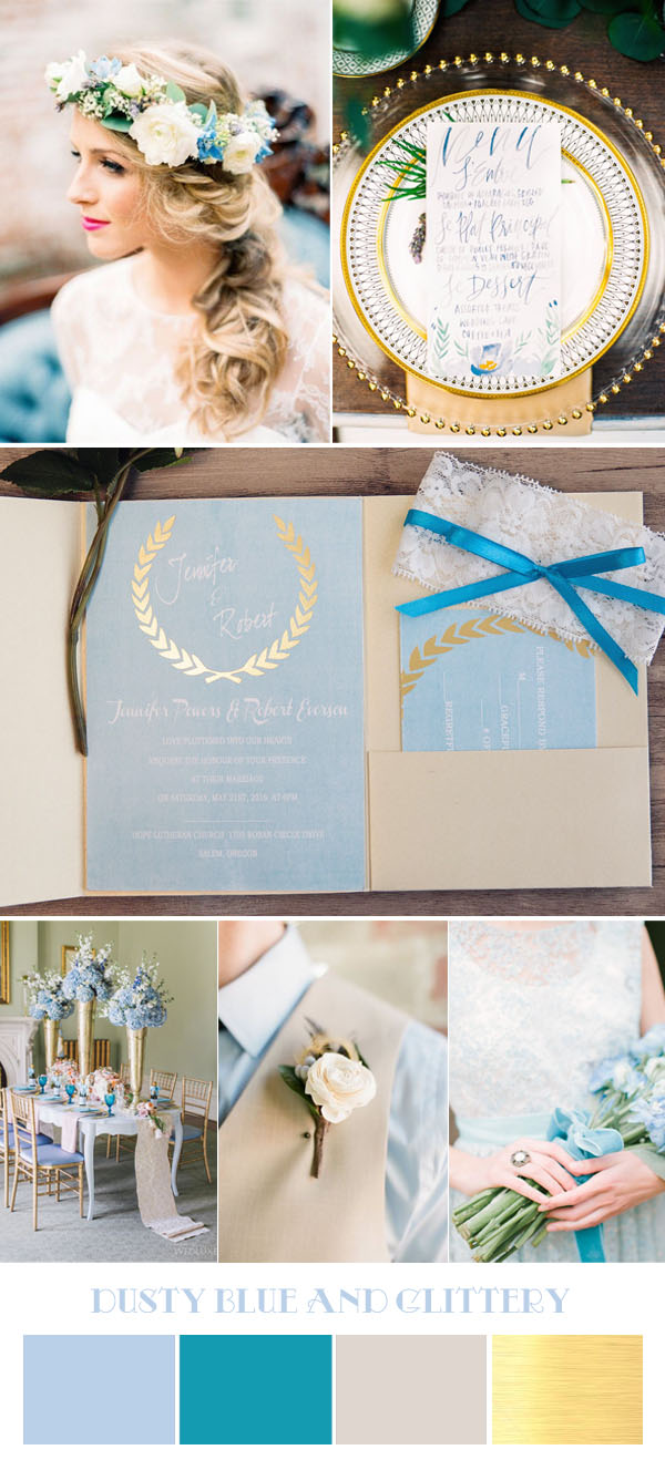 dusty-blue-and-metallic-wedding-color-ideas