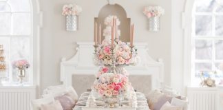 Elegant Wedding Place Decor With Florist and Lighting Decoration Ideas Looks Awesome elegant wedding place decor