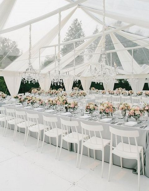 wedding tent decor