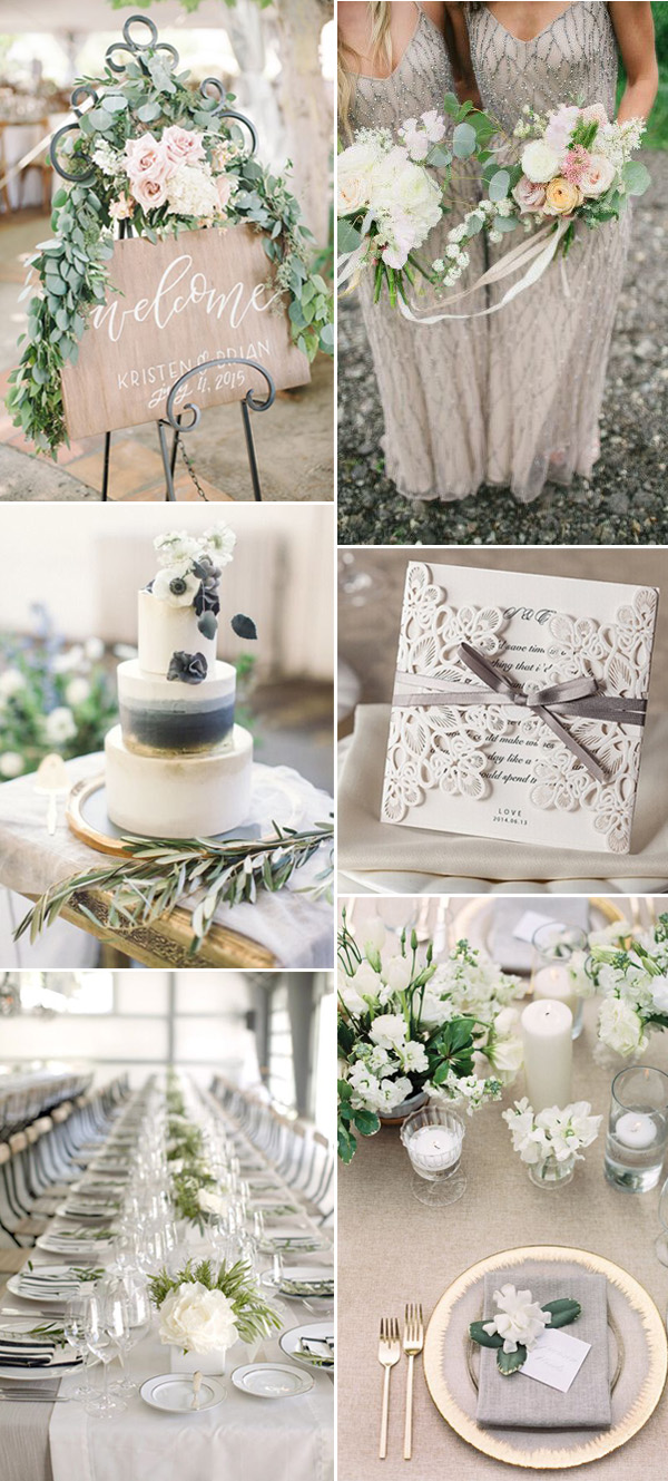 Vintage Wedding Themes Ideas With a Neutral Color Scheme 