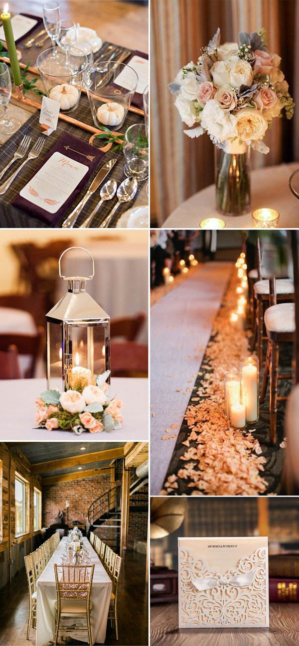 neutral-metallic-wedding-ideas