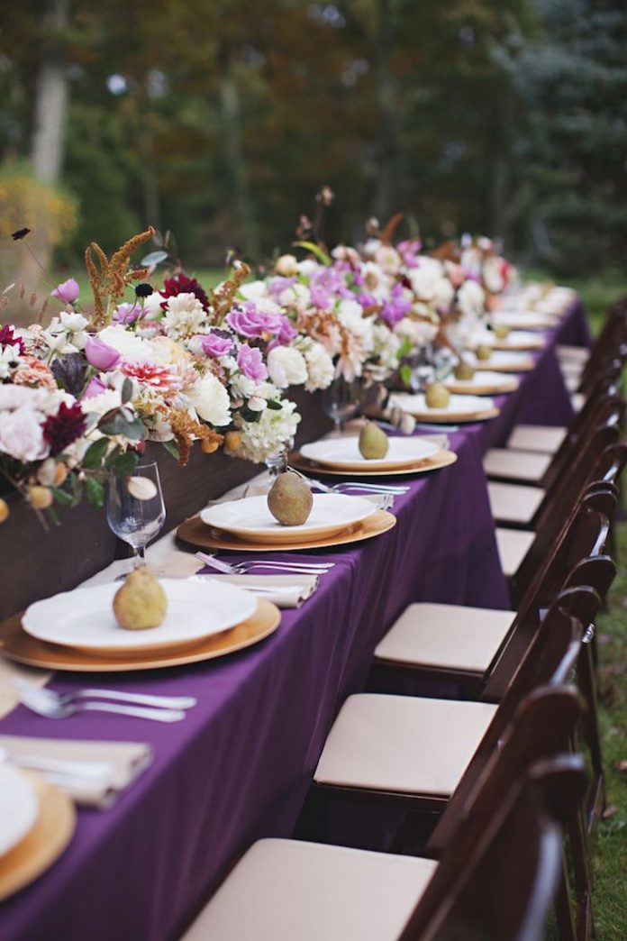 Elegance Purple Wedding Ideas With Decoration Details Looks So Awful