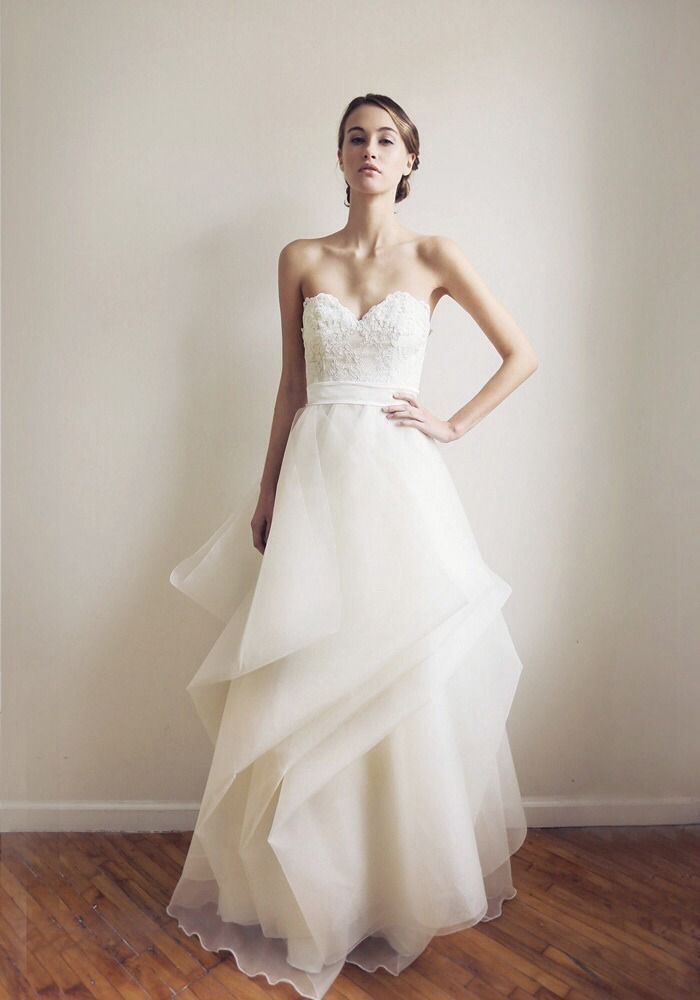 simple classic wedding dress