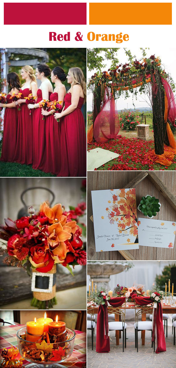 vibrant-red-and-orange-fall-wedding-color-ideas