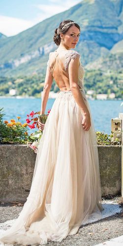 vintage wedding dress with train