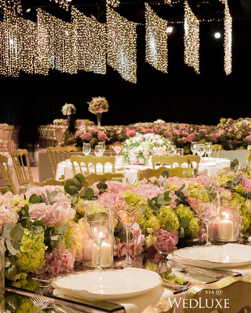 starry sky lights design for wedding