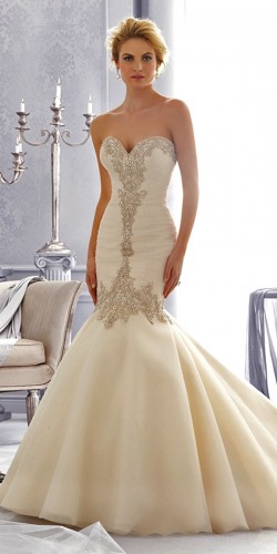 glamorous wedding dress