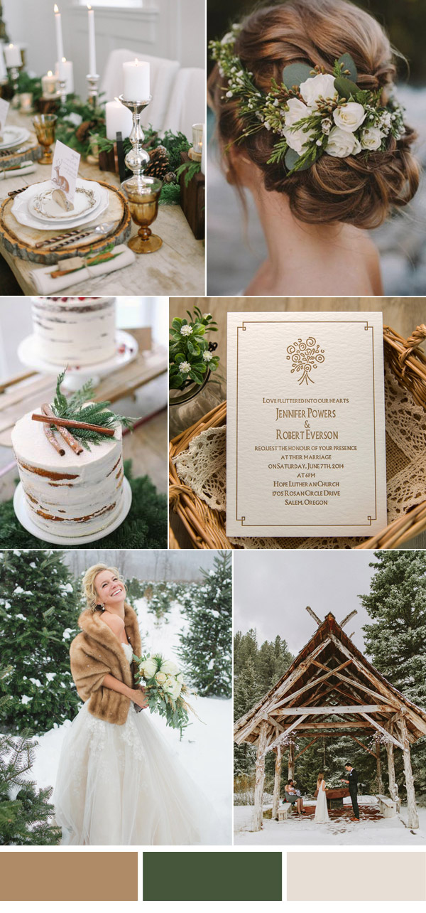 brown-and-greenery-woodland-wedding-ideas