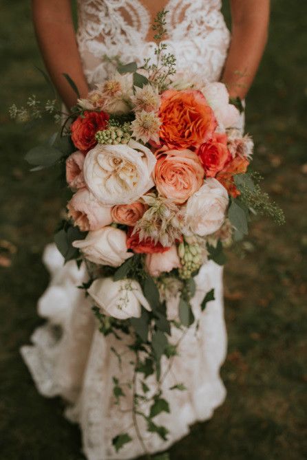 colorful wedding bouquet